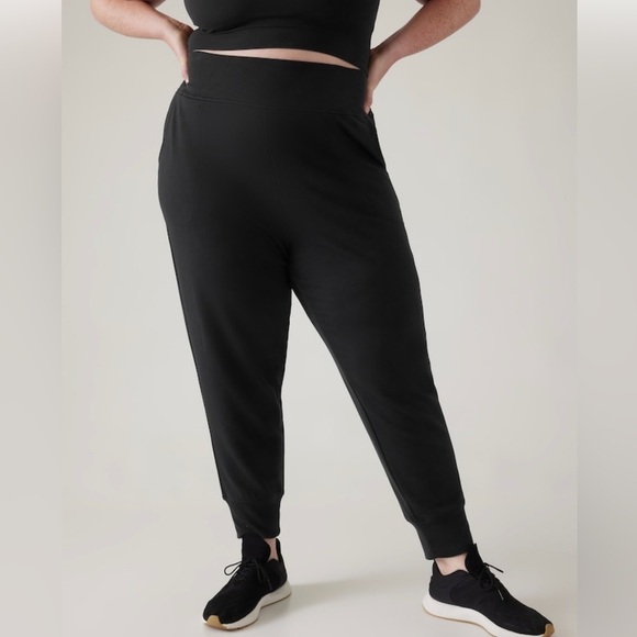 NWT Athleta Coaster Luxe Black Jogger Size 2X - Picture 4 of 10